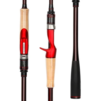 TSURINOYA de Profil Înalt Tijă de Pescuit Inspirație 2.21 m 2.36 m ML Lumina Fuji Accesorii Baitcasting Filare Universal Bass Rod