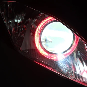 Motocicleta Faruri de Asamblare Proiector HID de Conversie LED Roșu Angel Eyes DRL Înaltă fază scurtă Far Pentru Yamaha YZF R6 08-15