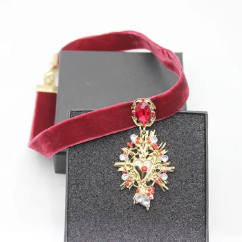 Noua moda colier Japonia și Coreea de Sud panglici colier accesorii de mireasa colier 555