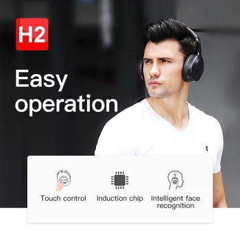 Bluedio H2 Căști fără Fir Activă a Zgomotului Bluetooth 2020 definite de Utilizator Căști Originale pentru Telefoane mobile Noi