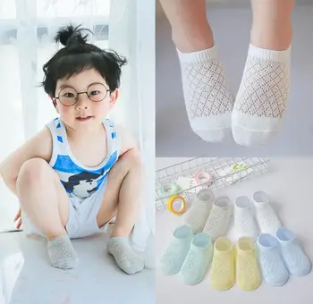 5 Perechi/Mulțime de Vară pentru copii șosete de bumbac șosete, papuci de cathy ultra-subțire respirabil ochiurilor de plasă de copii băieți fete ciorapi de înaltă calitate