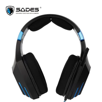 SADES Spellond Pro Bongiovi Acustica Gaming Headset Bas Profund Vibrații pentru Căști Microfon Omnidirectional