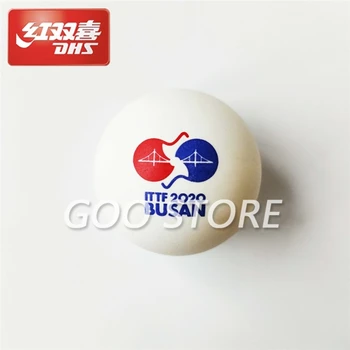 DHS 2020 55 Busan Lume Minge de Tenis de Masa din Plastic ABS Campionatele comemorative mingea limitate Nou DHS Mingi de Ping Pong