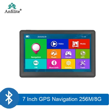7 inch HD ecran tactil Windows Ce6.0 MSB 2531 ARM Cortex-A7 800 MHZ 256 milioane de 8GB camion de Navigare GPS cu camera retrovizoare