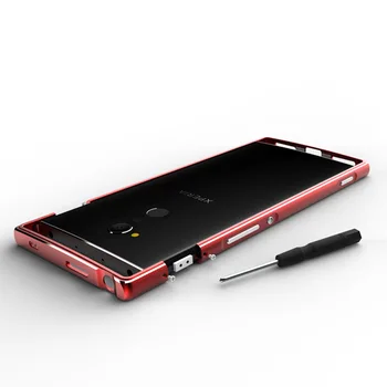Pentru Sony Xperia XA2 Ultra Caz Cadru Metalic Dublu Culoare Aluminiu Bara Proteja Cover pentru Sony Xperia XA2 Caz