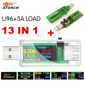 Tester USB 13 în 1 DC voltmetru Digital amperimetro tensiune curent voltmetru ampermetru detector de banca de putere încărcător indicator
