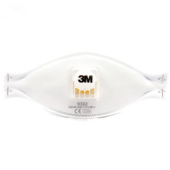 3M Aura 9322 Masca FFP2 Cu Supapa de Bandă de Particule de Praf Masca de Respirat Anti-ceata Măști de Protecție 3M Original, Rapid de Transport maritim