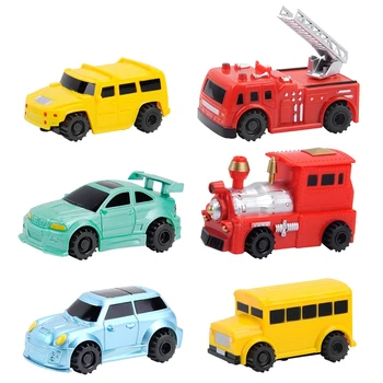 Noua Inginerie Vehicule Mini Magic Pen Inductiv pentru Copii Camion Rezervor de Jucărie Masina Trage Linii de Inducție Cale Ferată Masina