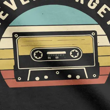 Vintage Casetă Uita Niciodată Amuzant Retro Iubitor de Muzică Darul T-Shirt pentru Bărbați Tocilar Oldshcool Jocuri Vintage din Bumbac Tricouri