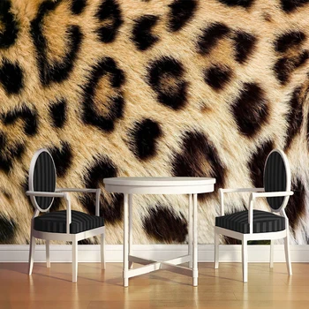 Personalizare personalizate Leopard de Imprimare 3D Foto Tapet Mural Restaurant Cluburi KTV Modei Moderne Decor Papel De Parede
