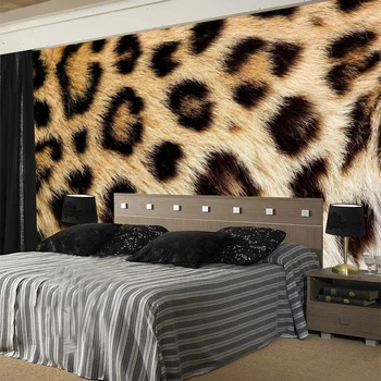 Personalizare personalizate Leopard de Imprimare 3D Foto Tapet Mural Restaurant Cluburi KTV Modei Moderne Decor Papel De Parede