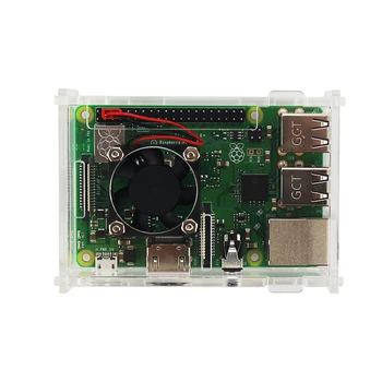 Original Raspberry Pi 3 Model B+ Kit + Caz + 3A Adaptor de Alimentare + 32 64 GB SD Card + Cablu HDMI + Radiator pentru Raspberry Pi 3B+