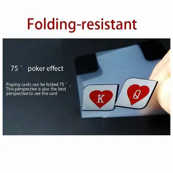 Creative Transparent Din Material Plastic Rezistent La Poker Noutate Poker Index Carti De Joc