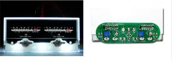 NOI 6.3 Dublu Pointer Amplificator de Putere VU Metru DB nivel Putere Audio Metru cu Iluminare din spate și de Tensiune