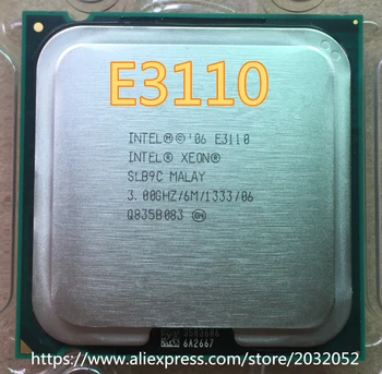 Original Intel Xeon E3110 CPU Procesor (3.0 Ghz/ 6M /1333GHz) Socket 775 (lucru Transport Gratuit)