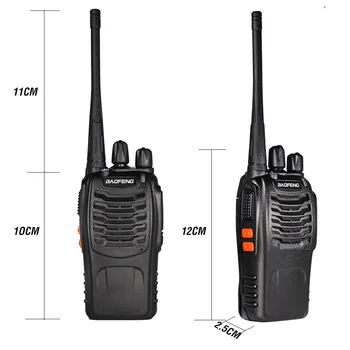 Original Baofeng BF-888S Două Fel de Radio 6km Walkie Talkie Comunicator Portabil HF Transceiver Interfon Portabil CB Radio