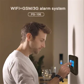 YAOSHENG PG-106 3G GSM WIFI, GPRS Wireless 433MHz Smart Home Securitate Alarmă Sisteme de Control de la Distanță APP Pentru IOS Sistem Android