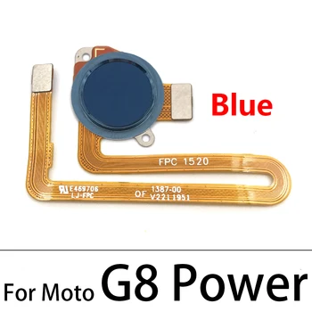 Senzor De Amprentă Digitală Se Întoarcă Acasă Tastă Meniu Butonul Flex Cablu Panglică Pentru Moto G8 Play / G8 Plus / G8 Putere