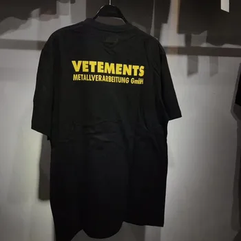 Vetements T cămașă Bărbați Femei 1:1 de Înaltă Calitate Metallverarbeitung Gmbh Moda Hip-Hop-Tricouri Tricouri Vetements tricou