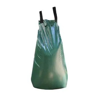 20 Galon Copac Udare Sac de PVC de Irigare prin Picurare Cu Fermoar Reglabil cu Eliberare Lentă Plante de culoare Verde Închis Grădină Mare Instrument de Agățat