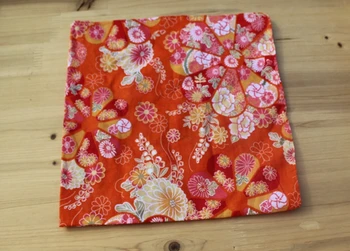 Stil japonez batistă furoshiki cotton/flori imprimate 52cm/Multe Utilizări