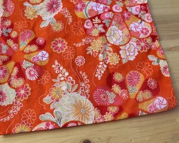 Stil japonez batistă furoshiki cotton/flori imprimate 52cm/Multe Utilizări