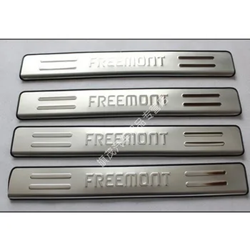De înaltă calitate de styling Auto din oțel Inoxidabil Pragului de Ușă Scuff Placă panou kick pas protector prag Pentru FIAT Freemont 2012-2019
