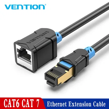 Intervenție Ethernet Cablu de Extensie RJ45 Cat6 SFTP de sex Masculin la Feminin Cat 6 Extindere Patch Cablu Adaptor pentru PC, Laptop Cablu Ethernet