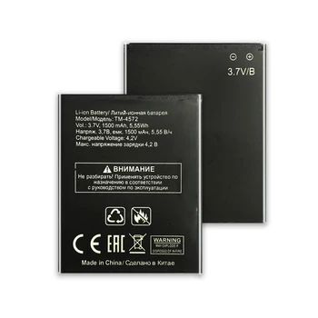 Baterie reîncărcabilă Litiu-Polimer Baterie TM-4572 Folosi Pentru TEXET TM-4572 TM 4572 TM4572 1500mAh