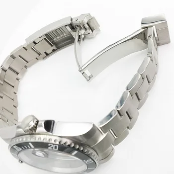 40mm accesorii ceas din oțel inoxidabil caz cu inelul ceramic data lupa safir de sticlă ceasul cu alunecare catarama A10