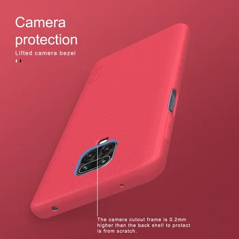 Nillkin Caz pentru Xiaomi Redmi Nota 9 Pro Max Cazul Frosted Shield Greu PC-ul Telefonul Inapoi Sac Plin Capac Caz pe Redmi Nota 9 6.69
