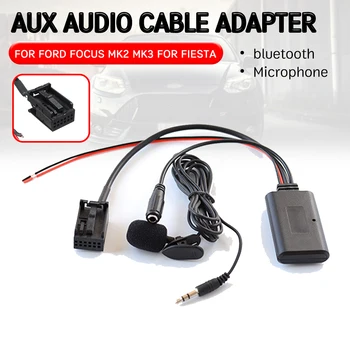 Pentru Ford pentru Focus Mk2 MK3 pentru Fiesta Audio bluetooth Aux Receptor Cablu Adaptor cu Microfon Aux Capul Unitatea de Interfață