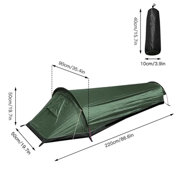 Cort de Camping Călătorie Backpacking în aer liber Camping Cort Sac de Dormit Cort Usor 1-2 Persoane Cort палатка туристическая