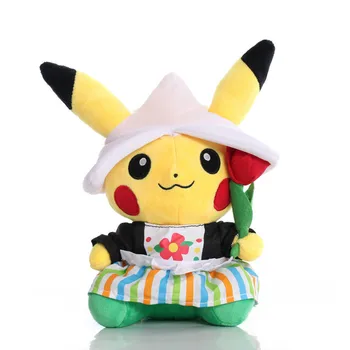 16 Stiluri Pokemon Plush Pikachu Magnet Trage Starmie Chimchar Gibbard Hoothoot Eevee Umbreon Glaceon Eterna Pădure Păpuși Anime