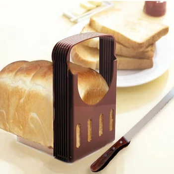 Practic Pâine Tăietor De Pâine Toast Slicer Tăiere, Feliere Ghid De Instrumente De Bucatarie, Produse De Patiserie De Copt Instrumente