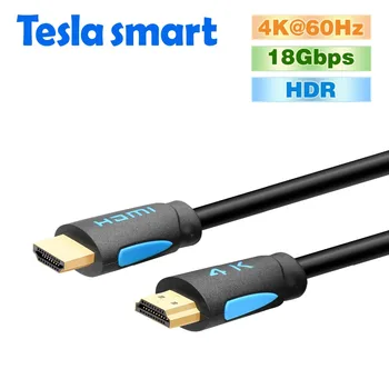TESmart Cablu HDMI 2.0 4K@60Hz HDMI la HDMI Cablu 1.5 m 5ft Cablu HDMI Adaptor 3D pentru Xbox360 LCD PS3 PS4 Proiector Calculator