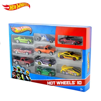 Hot Wheels track ESS BSC 10-Pack Auto Mini Model 1:64 Auto Copii Jucarii Pentru Copii Brinquedos turnat sub presiune Hotwheels Cadou de Ziua 54886