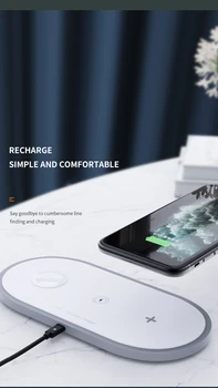 Tinsol Airpods Pro Fast Charger Stand Pentru Samsung S20 HOCO 3 in1 Încărcător Wireless pentru iphone 11 Pro X XS Max XR pentru Apple Watch
