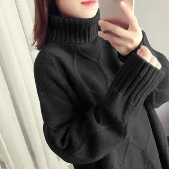 Rece-dovada de cald pulover pulover culoare solidă pulover femei gros toamna și iarna