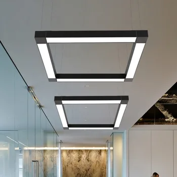Stil Modern cu LED Lumina Plafon Lampă estompat de Montare pe Suprafață Rectangleindustrial vânt corp de Iluminat Camera de zi Dormitor Birou lumini