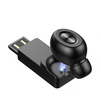 Setul cu Cască Bluetooth 5.0 Auto Portabil USB de Încărcare Wireless Mini Tip Earbud Cască stereo X18
