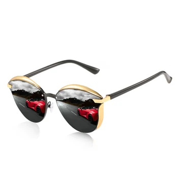 De înaltă Calitate de Moda pentru Femei 2020 Nou ochelari de Soare Moda Polarizat ochelari de Soare Ochi de Pisica Femei Colorate ochelari de Soare Vintage