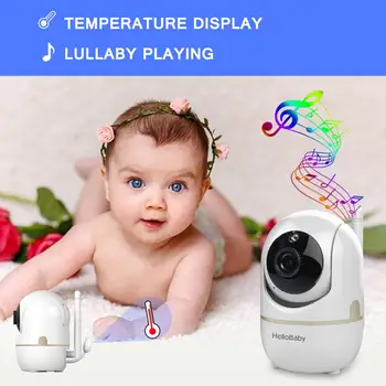 HelloBaby Monitor Camera Trimite alerte instant de Conexiune Copilul Unitate de Monitor Pentru HB65 ori de câte ori copilul plânge Inteligent de Urmărire 355° C
