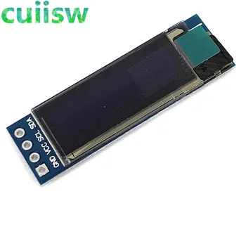 5pcs 0.91 inch 128x32 I2C IIC Serial Alb/Albastru OLED Display LCD Module 0.91