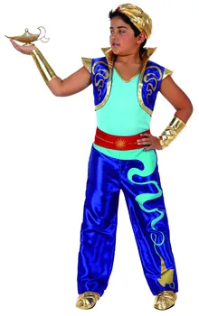 En-gros - 2016 Nou Stil de Carnaval, Cosplay, Costume Party Îmbrăcăminte pentru copii Aladdin costume de super-erou de culoare albastru