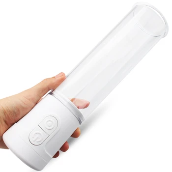 Vid tech Electric pompa pentru penis Marirea penisului se întinde Extender dispozitiv de formare pentru adulți aspirație clip masturbator jucărie pentru om