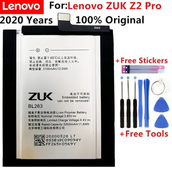 2020 nou Pentru Lenovo 3100Mah BL263 Original de Înlocuire a Bateriei pentru Lenovo ZUK Z2 PRO Z2pro Telefon Mobil Inteligent