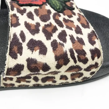 2020 Femei Pantofi de Vara, Sandale Leopard Balerini Casual Pantofi de Plaja Florale Sandale Femei Flip Flops transport Gratuit