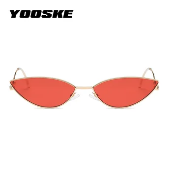 YOOSKE Ochi de Pisica ochelari de Soare Moda pentru Femei ochelari de soare Cateye Rosu Roz Ochelari de Soare Femei de brand designer de Ochelari nuante de sex feminin