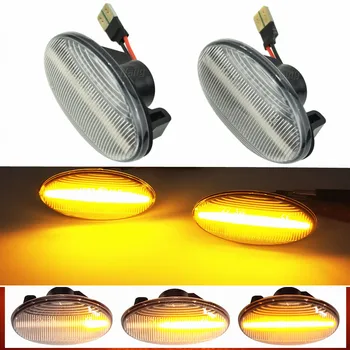 2x Dinamic LED-uri de Semnalizare Luminile de poziție Laterale Accesorii Auto pentru Mercedes-Benz Smart 450 & Benz W639 W168 W447
